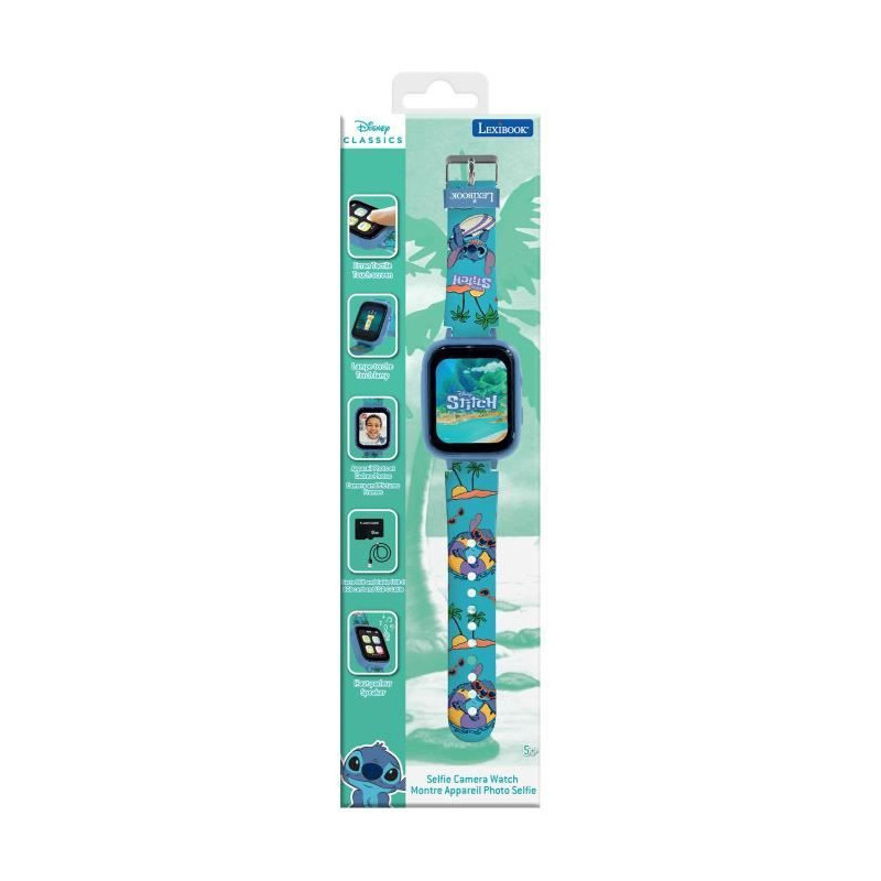 Stitch Color Screen Watch with Camera and 8GB Memory Card