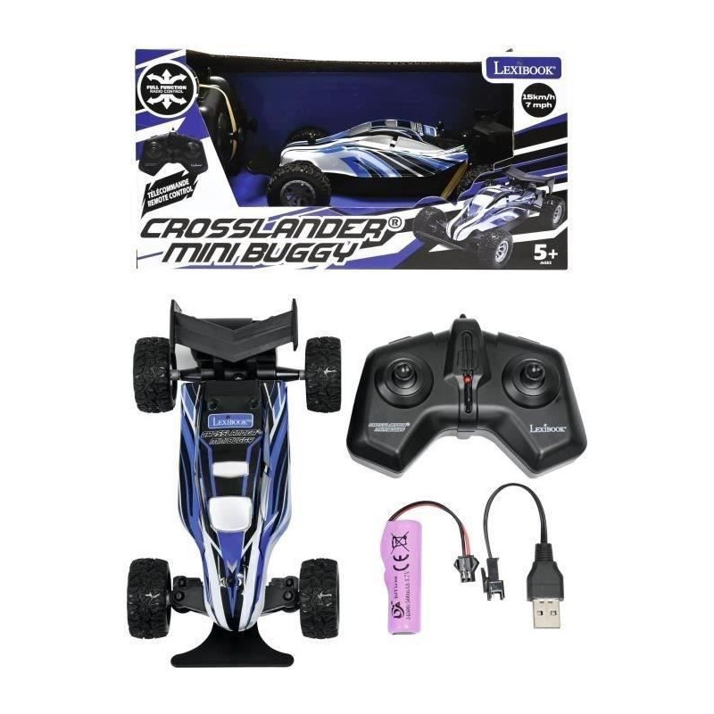 Lexibook - Mini Remote Control Car - Buggy Crosslander - All Surfaces