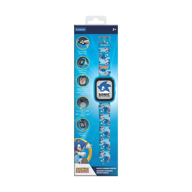 Sonic Color Screen Watch with Camera and 8GB Memory Card