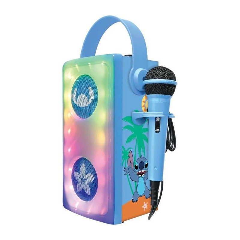 Powerful Stitch Light-Up Bluetooth Speaker with Mic