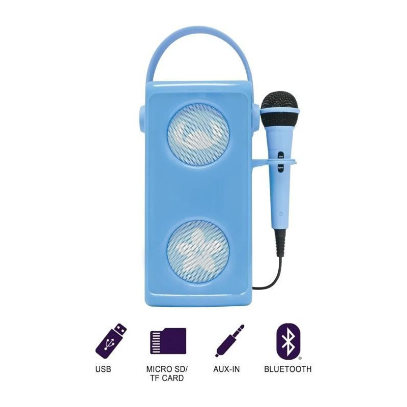 Powerful Stitch Light-Up Bluetooth Speaker with Mic