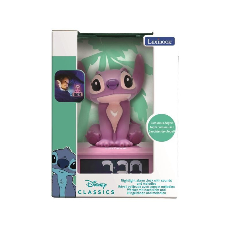Alarm Clock - Angel Night Light with Sound Effects