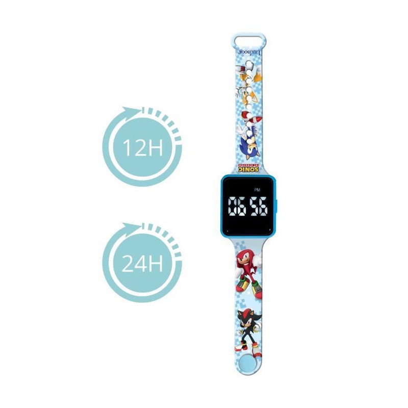 Lexibook - Sonic - Connected LED watch - Adjustable bracelet