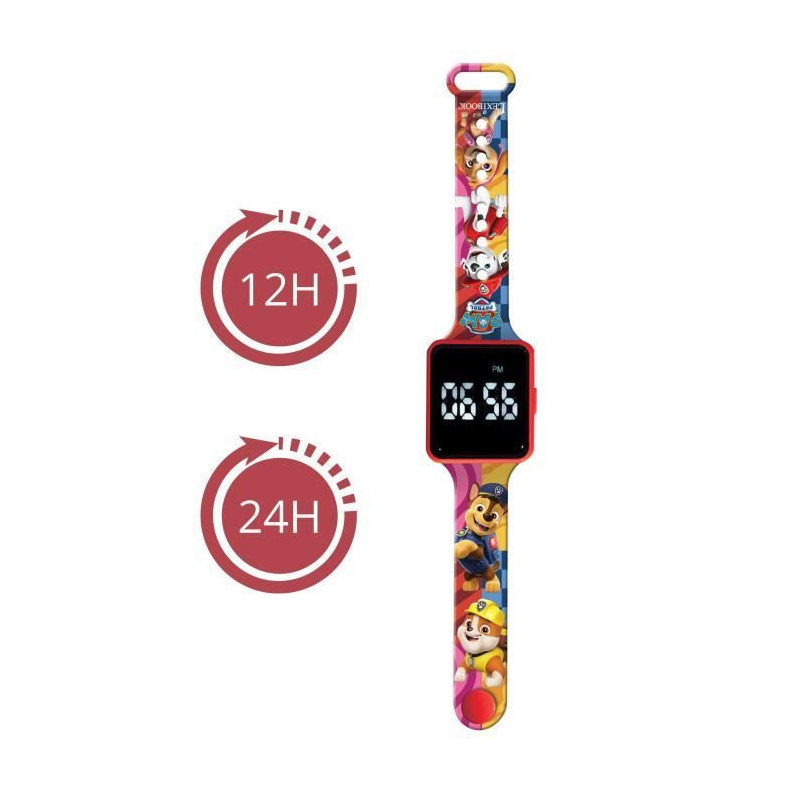 Lexibook - Paw Patrol - Connected LED watch - Adjustable bracelet