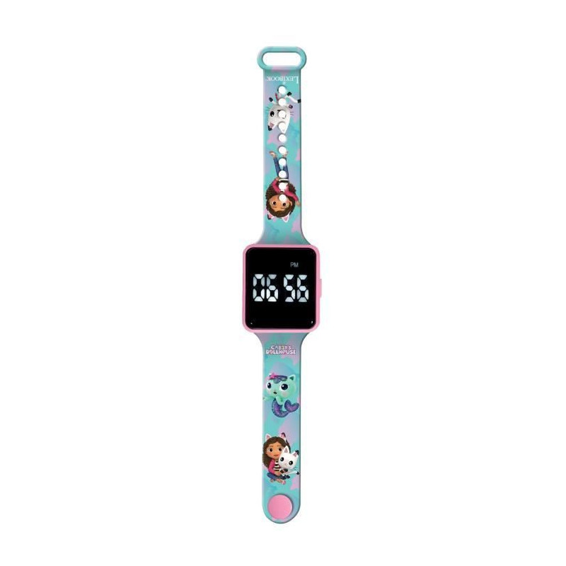 Lexibook - Gabby and the Magic House - Connected LED watch - Adjustabl