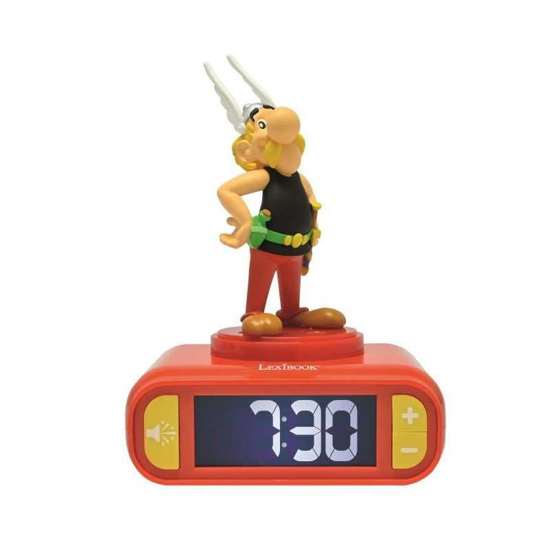 LEXIBOOK digital night light alarm clock - Asterix - 3D light and soun