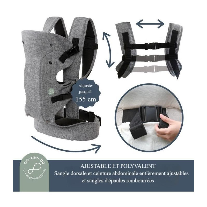 Dreambaby 3-1 Journey Adjustable Baby Carrier - Comfortable and Versat