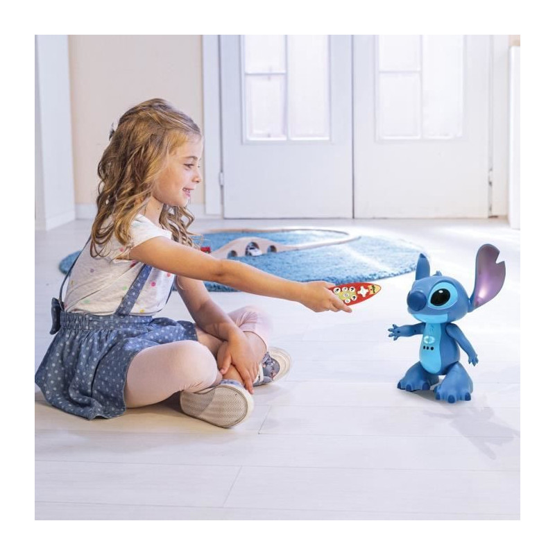 Lexibook - Bilingual and interactive remote-controlled Stitch robot, w