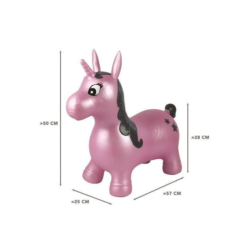 LEXIBOOK - Inflatable Jumper Unicorn - Purple - Mixed - From 3 years