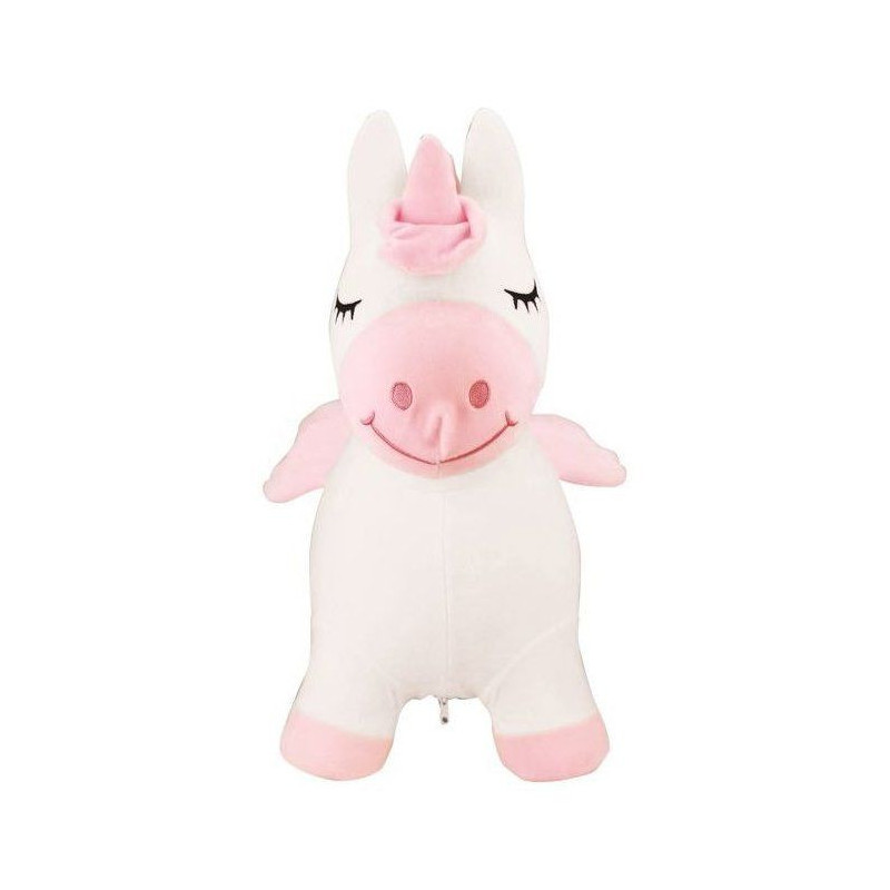 LEXIBOOK Unicorn Inflatable Jumping Plush Toy