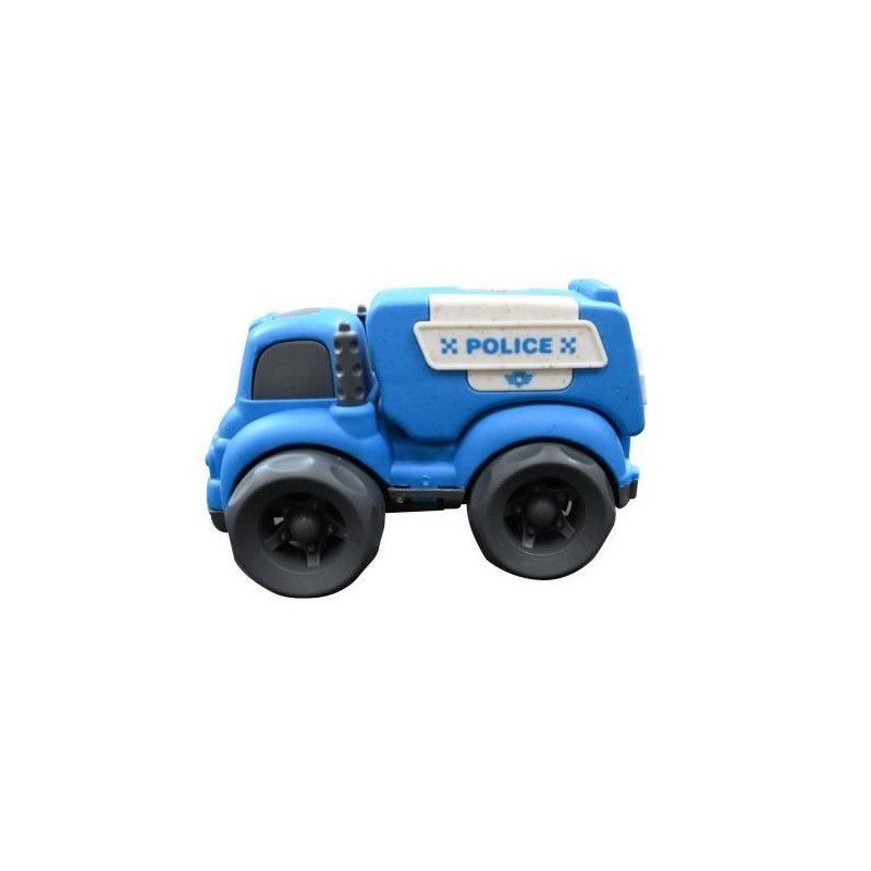Mini Police+firefighter in wheat fibers, recyclable and biodegradable