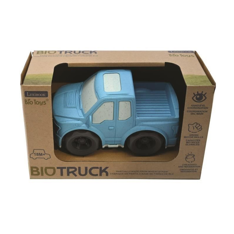 Blue pick-up in wheat fibers, recyclable and biodegradable