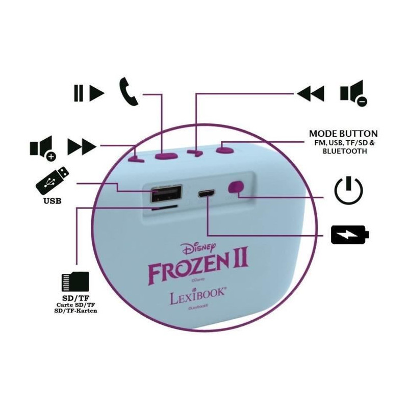 Frozen II Portable Bluetooth Speaker