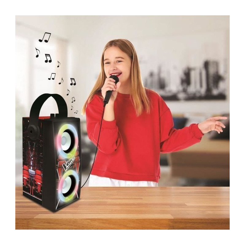 THE VOICE - Trendy Bluetooth speaker - Portable with microphone and li
