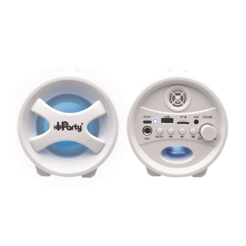 FLASHBOOM Fully illuminated portable Bluetooth speaker with detachable