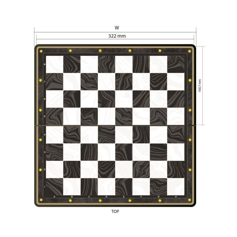 Foldable Magnetic Harry Potter Chess Set