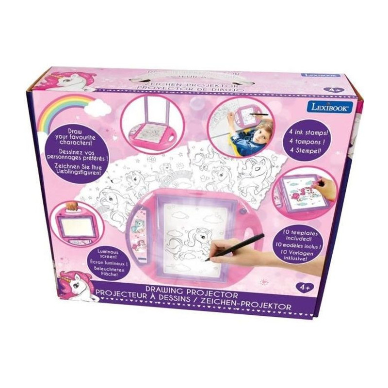 LEXIBOOK - Unicorn drawing projector - Patterns and stamps