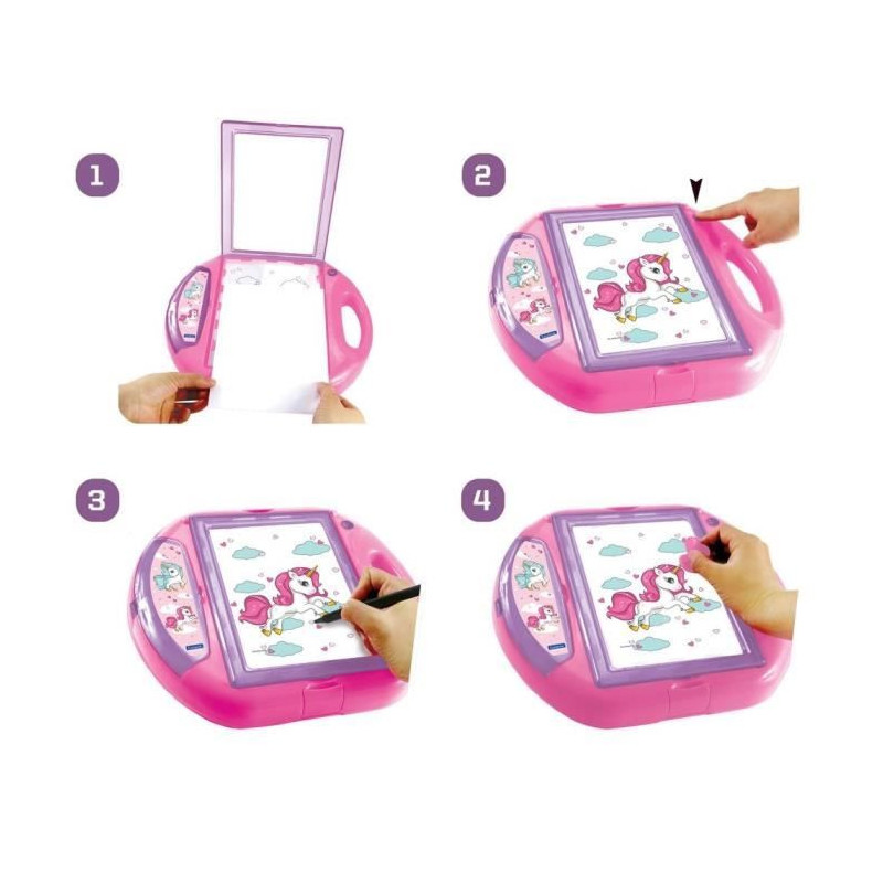 LEXIBOOK - Unicorn drawing projector - Patterns and stamps