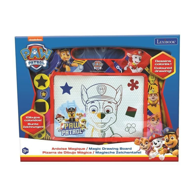 PAT 'PATROUILLE Magic slate A5 format with magnetic accessories for dr