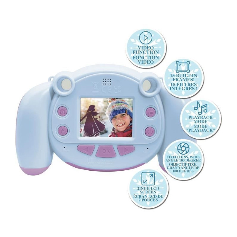 APN children the snow queen with photo and video function