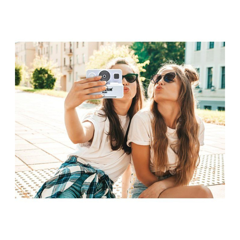 Instant camera with SD card