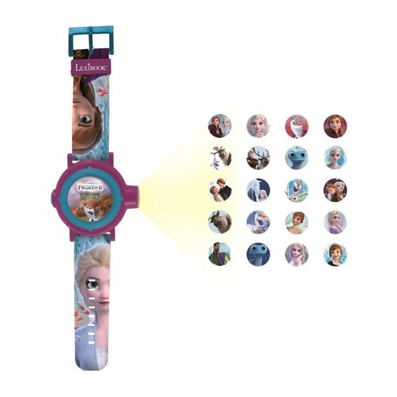 LA REINE DES NEIGES Digital watch with projection of 20 images - LEXIB