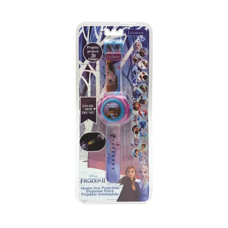 LA REINE DES NEIGES Digital watch with projection of 20 images - LEXIB