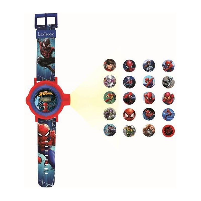 SPIDER-MAN Digital watch with projection of 20 images - LEXIBOOK
