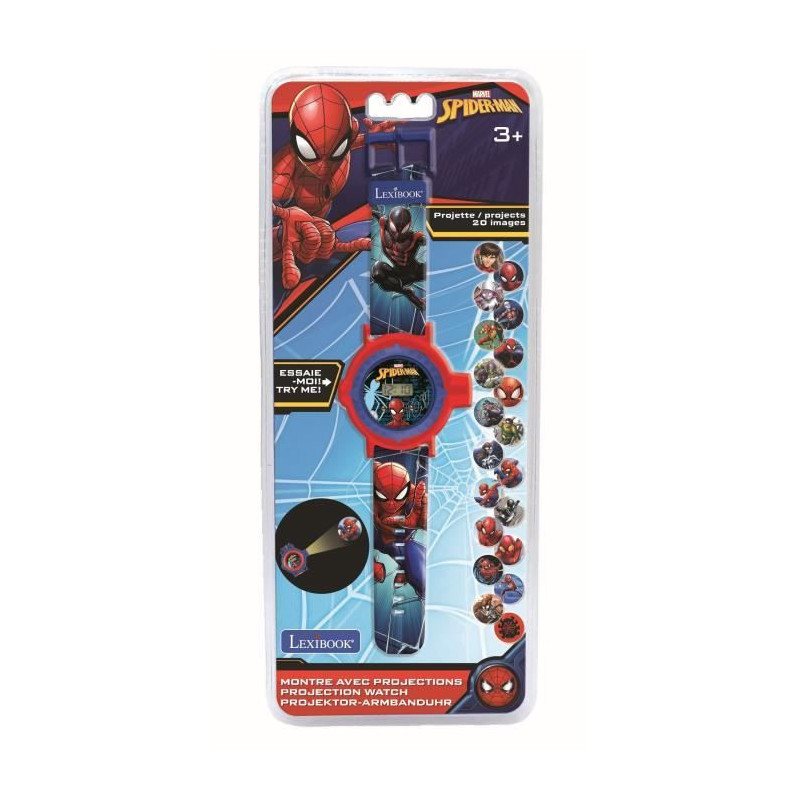 SPIDER-MAN Digital watch with projection of 20 images - LEXIBOOK