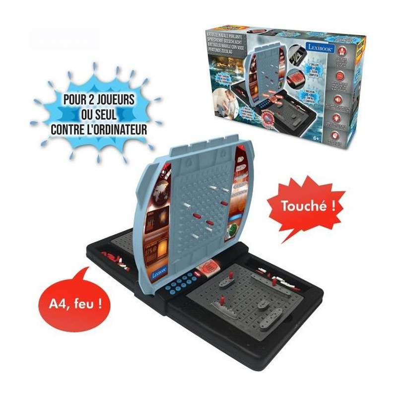 NAVAL BATTLE talking and light - 1 to 2 players (FR / DE / IT / NL) -