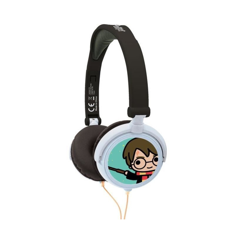 HARRY POTTER - Wired stereo headphones - Foldable for children with li