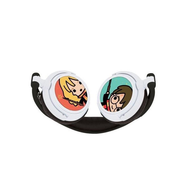 HARRY POTTER - Wired stereo headphones - Foldable for children with li