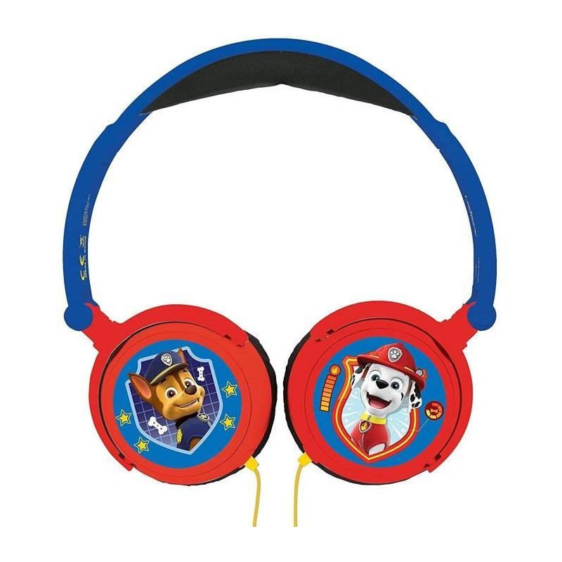 PAT 'PATROUILLE Headphones Foldable wired stereo headphones for childr