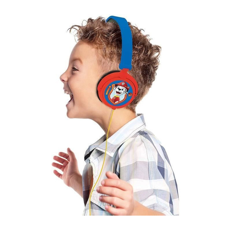 PAT 'PATROUILLE Headphones Foldable wired stereo headphones for childr