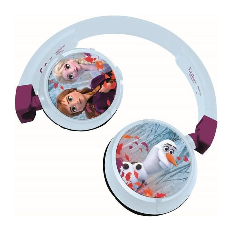 SNOW QUEEN Comfortable foldable 2-in-1 bluetooth and wired headphones