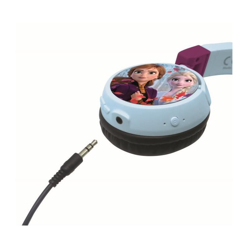 SNOW QUEEN Comfortable foldable 2-in-1 bluetooth and wired headphones