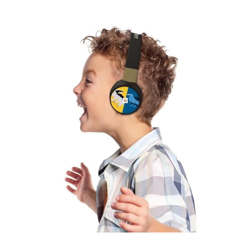 HARRY POTTER - 2 in 1 Bluetooth headphones - Comfortable and foldable