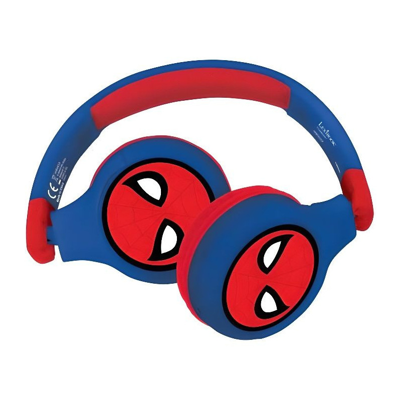 SPIDER-MAN Comfortable foldable 2-in-1 bluetooth and wired headphones