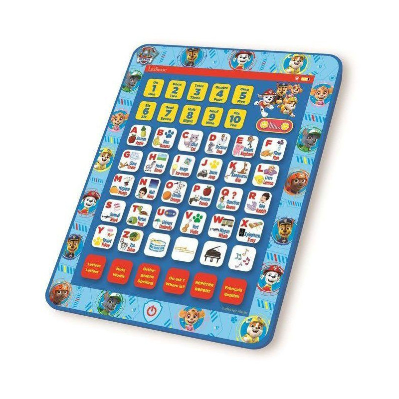 Paw Patrol bilingual educational tablet (EN / FR)