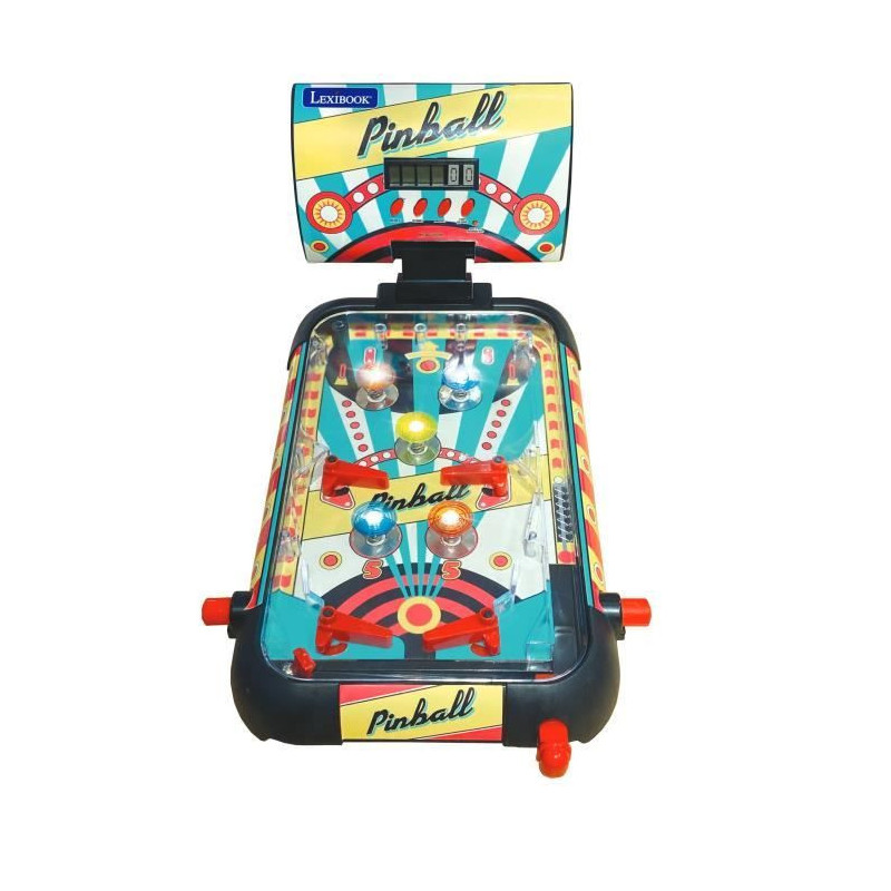 Electronic pinball machine with light and sound effects