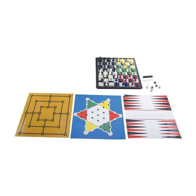 Magnetic board game - 8 games in 1 box