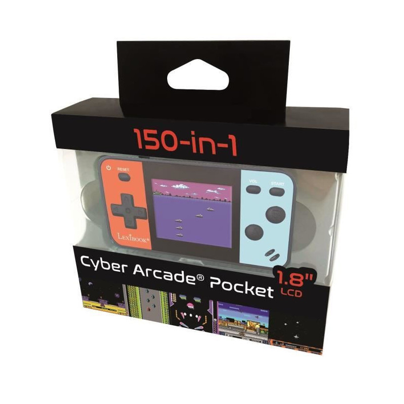LEXIBOOK Mini Cyber Arcade portable console - 1.8 '' screen - 150 game