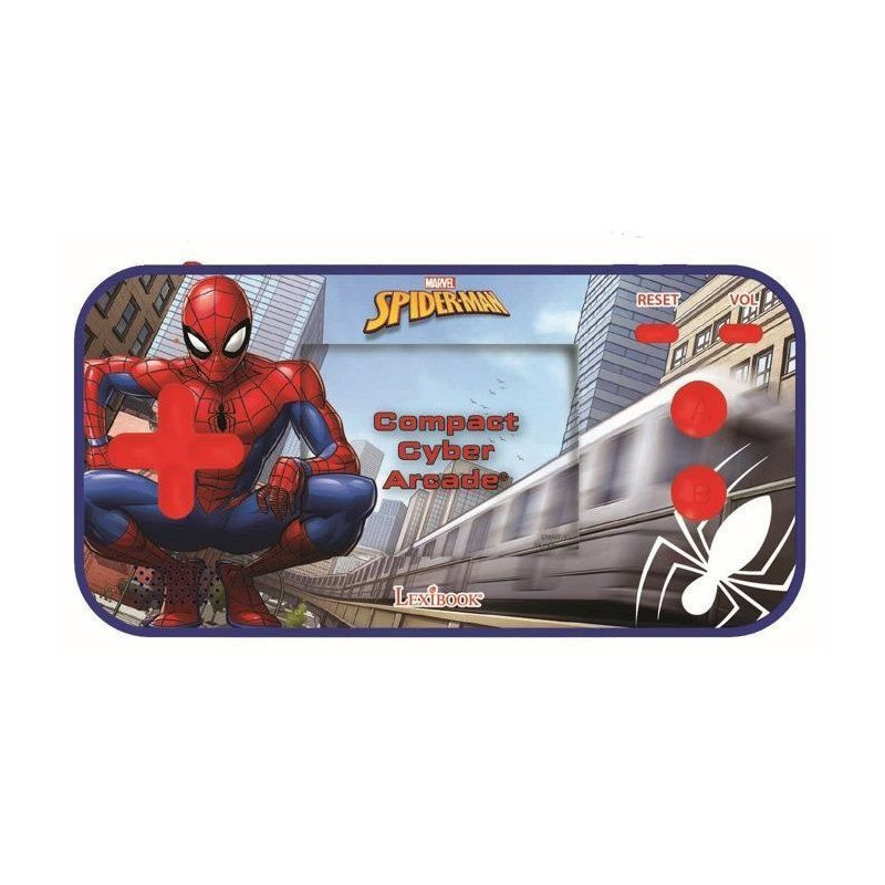 SPIDER-MAN Compact Cyber Arcade Kids Portable Game Console LEXIBOOK -