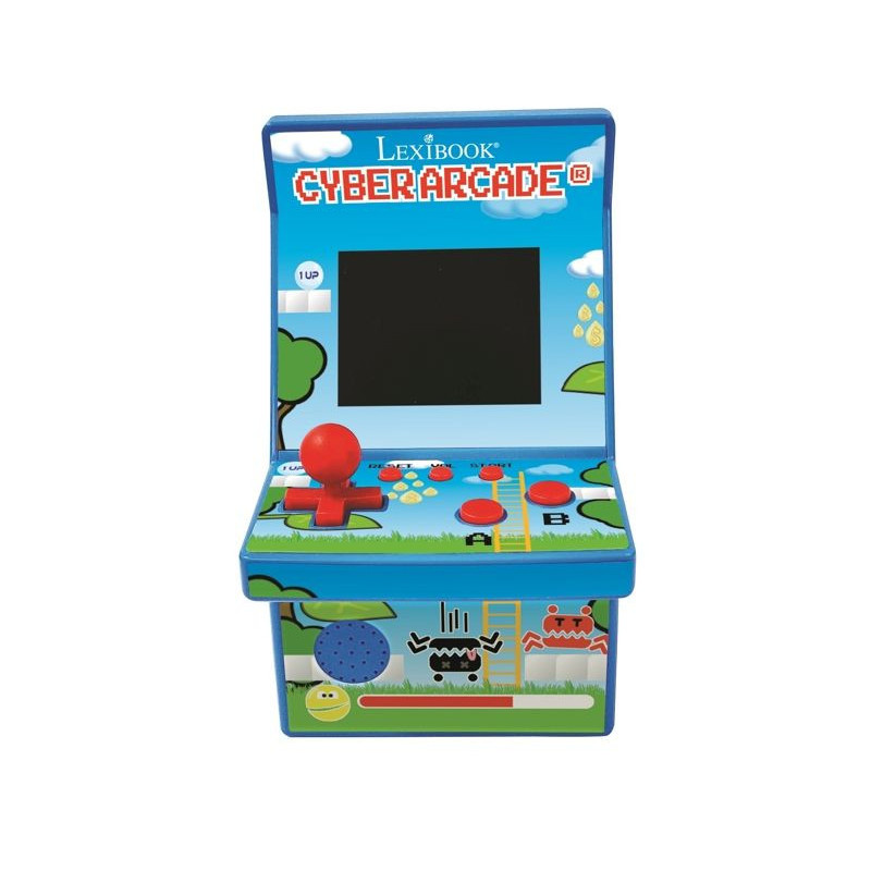LEXIBOOK - Cyber Arcade Console, 200 Games, LCD Color Screen 2.8
