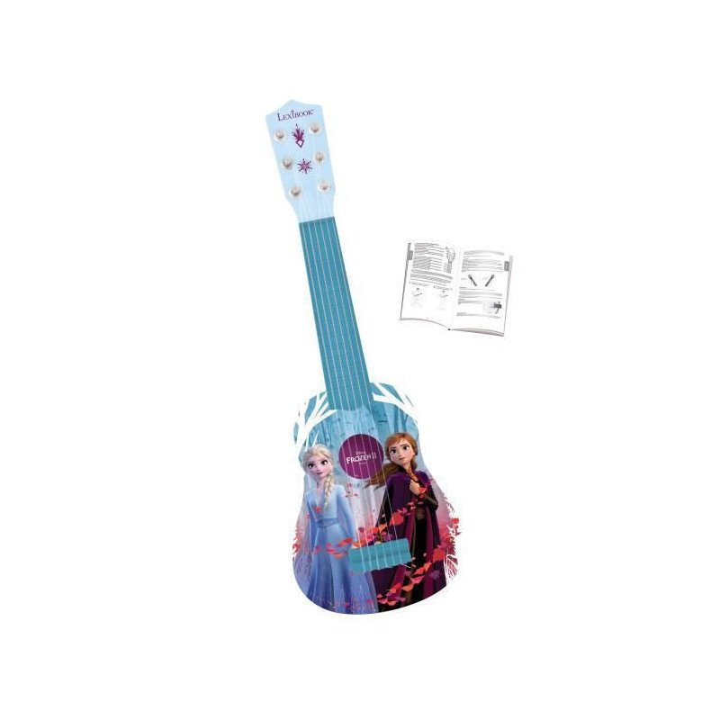 LEXIBOOK - THE QUEEN OF SNOW - Acoustic Guitar Child - Height 53 cm