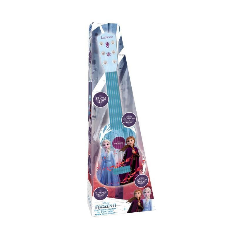 LEXIBOOK - THE QUEEN OF SNOW - Acoustic Guitar Child - Height 53 cm