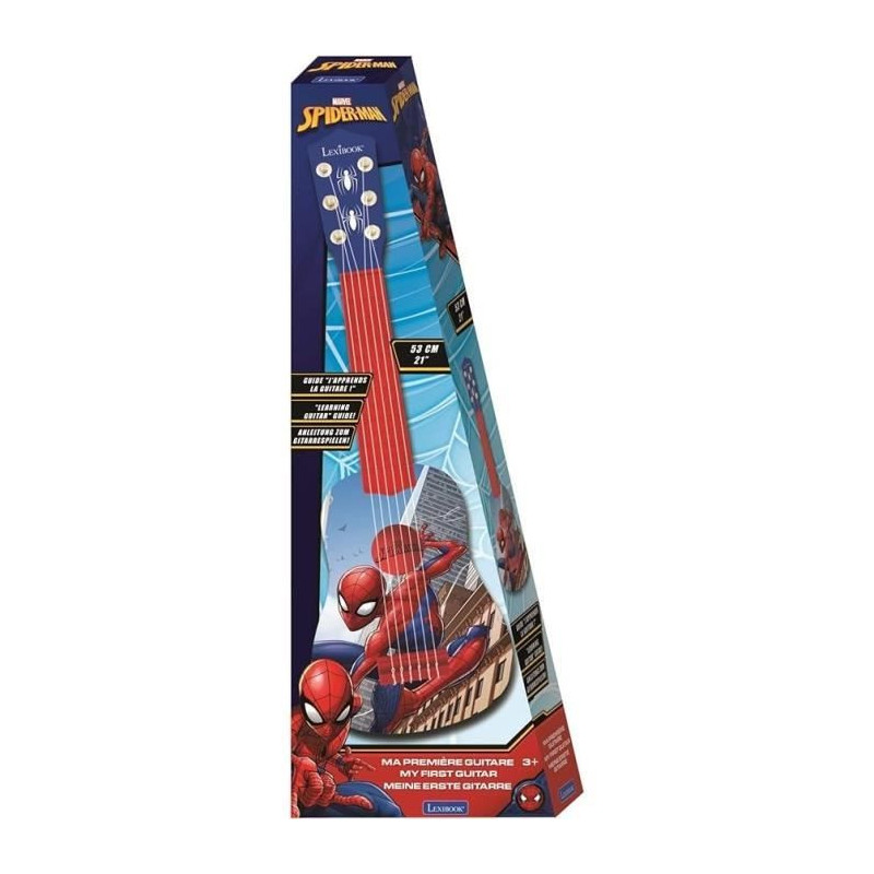 Lexibook - My First Spider-Man Guitar - 53cm - Learning guide included