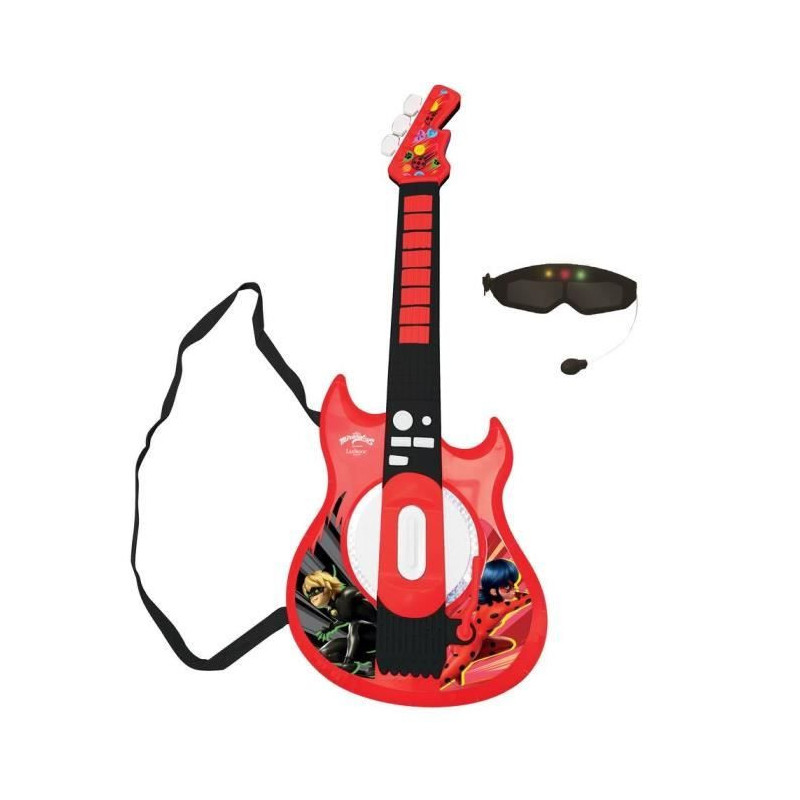 MIRACULOUS - Luminous Electronic Guitar with glasses equipped with a m
