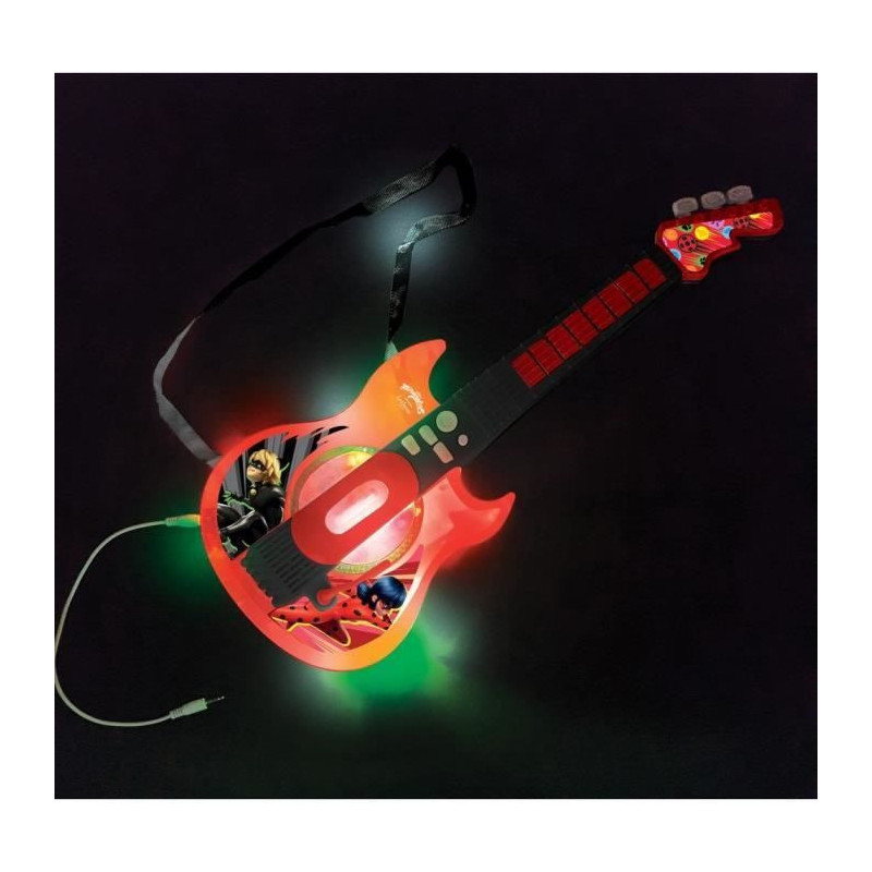 MIRACULOUS - Luminous Electronic Guitar with glasses equipped with a m