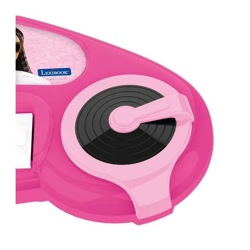 Barbie children's electronic piano with light effects and microphone